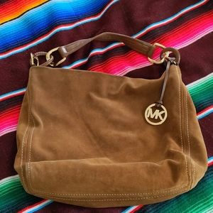 Suede Micheal kors handbag